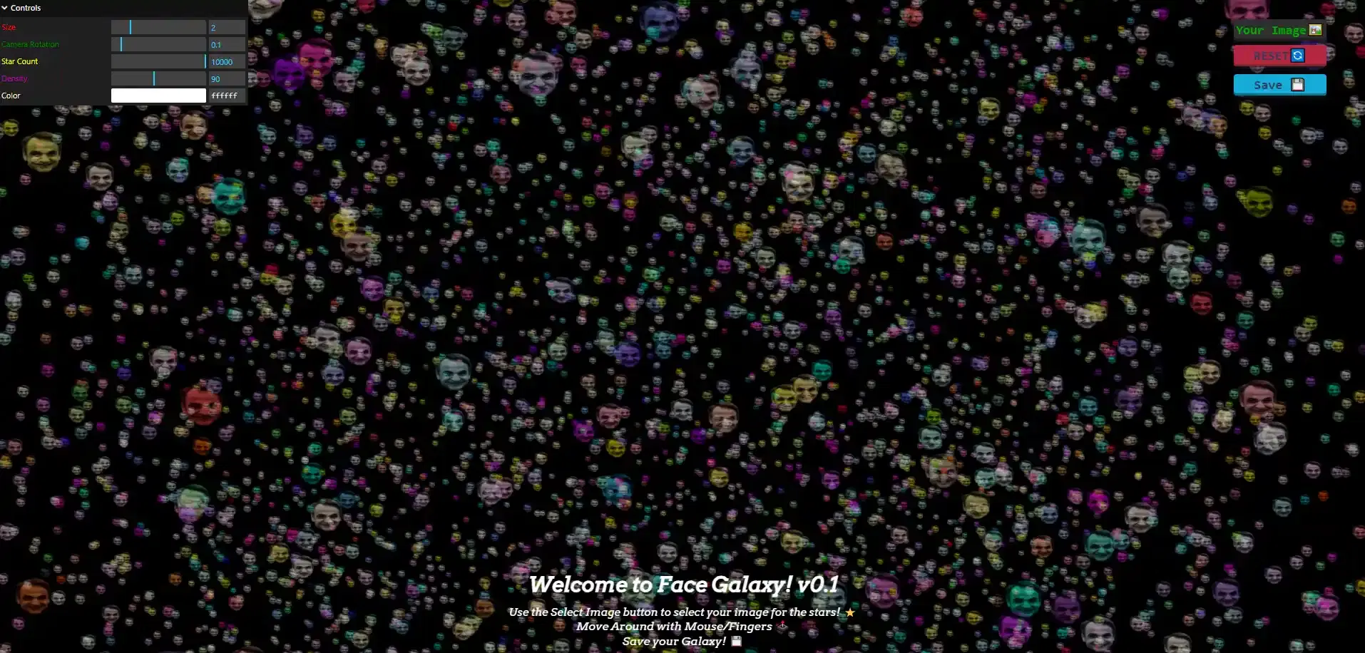 Face Galaxy